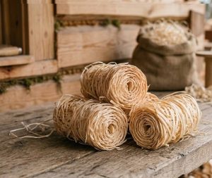 Naturalna podpałka eko — zbliżenie na strukturę